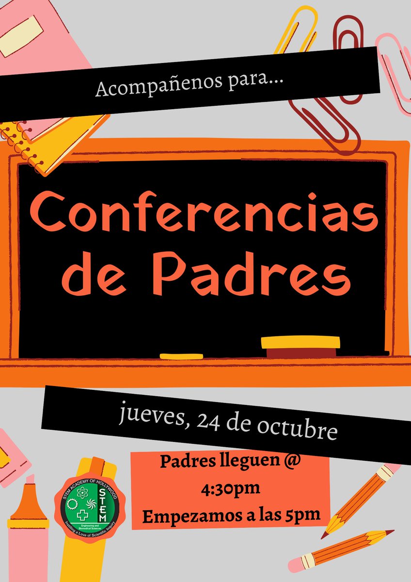 Join us for our student led conferences!!