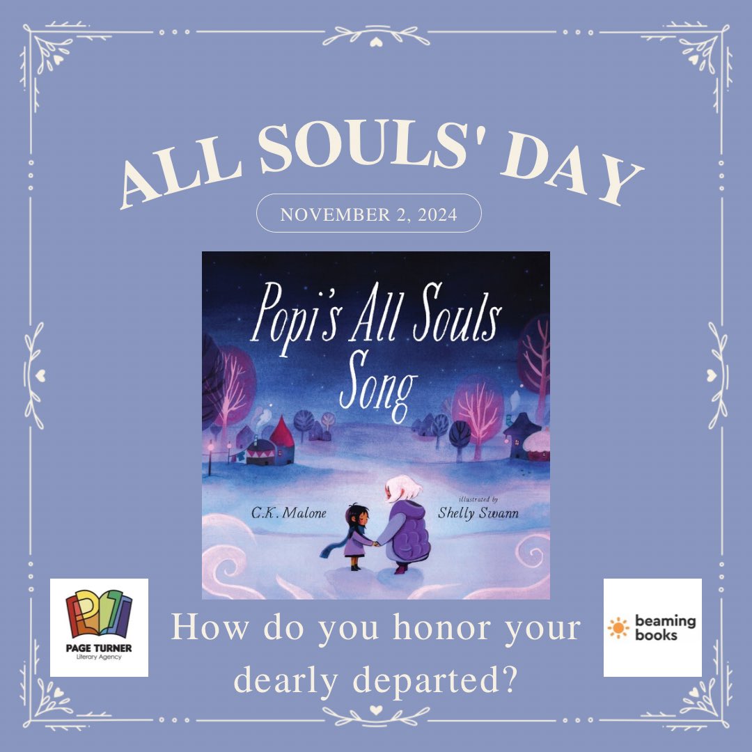 How are you honoring your dearly departed this All Souls’ Day? Comment below!

Find out how Mara honored her Popi in Popi’s All Souls Song written by @CKMalone2 and illustrated by <a href="/_fairywulf/">Shelly</a> 

Order today or request from your library!

Published by <a href="/BeamingBooksMN/">Beaming Books</a>