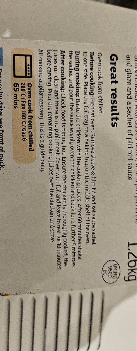 TomsTechHD's tweet photo. @sainsburys I've got your new Peri Peri chicken deal. It states on the box it come with a Peri Peri sauce to drizzle on the chicken for the last 5 mins of cooking... however the sauce is missing. The only sauce was a Peri Peri mayo which I definitely DONT recommend you using it ? https://t.co/kHFLY9tnx6