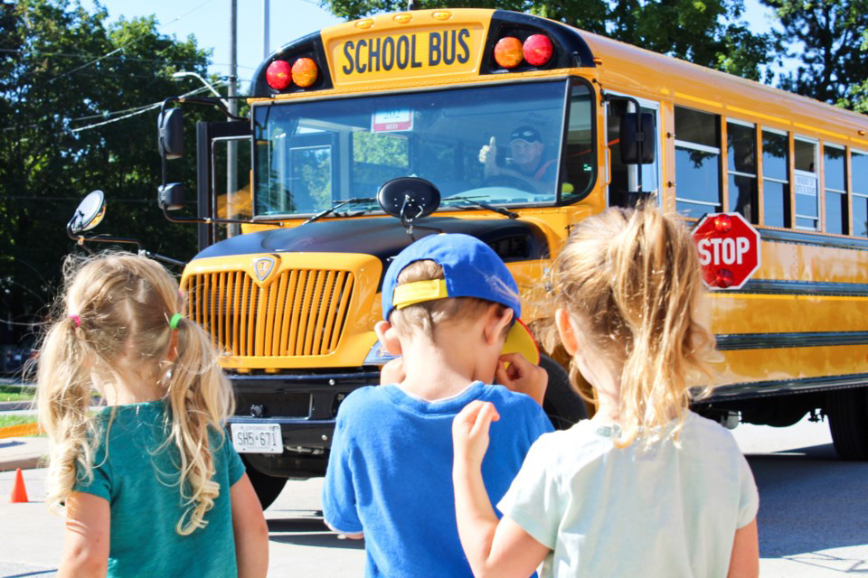🚍✨ #SchoolBusSafetyWeek ✨🚍

Cross safely in front of the bus: 🚸 Take 10 big steps ahead, wait for the driver's signal, and always walk—never run. Stay alert—the driver will give a thumbs up 👍 when it’s safe, and will honk if there’s danger. Let’s keep students safe! 🚌💛