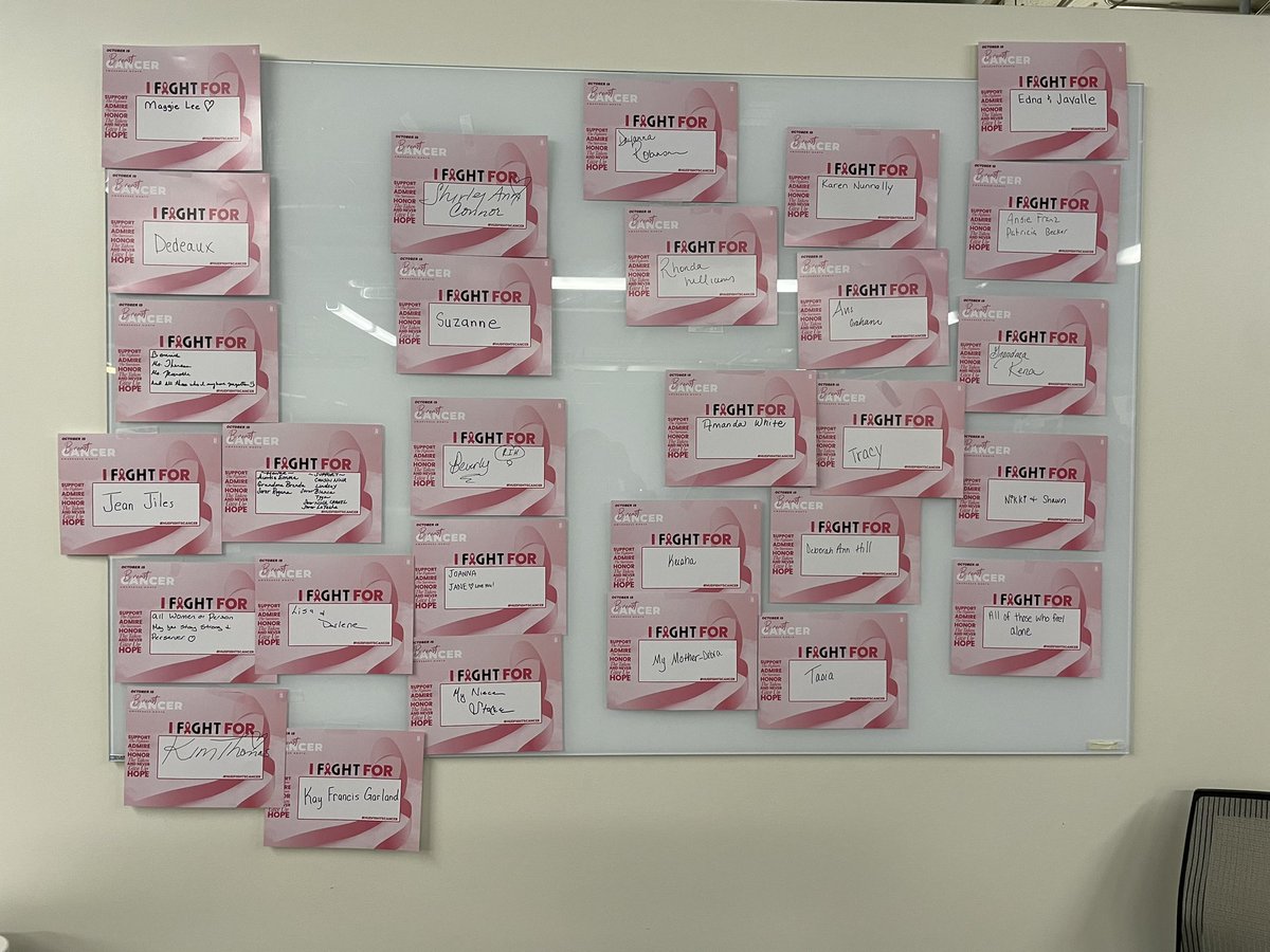 HUDSoutheast's tweet photo. October is #BreastCancerAwareness Month! Today the #ATL Regional Office came dressed in their pink, and remembered loved ones who have been affected by this disease. 
#HUDSE https://t.co/tTKANfSszd