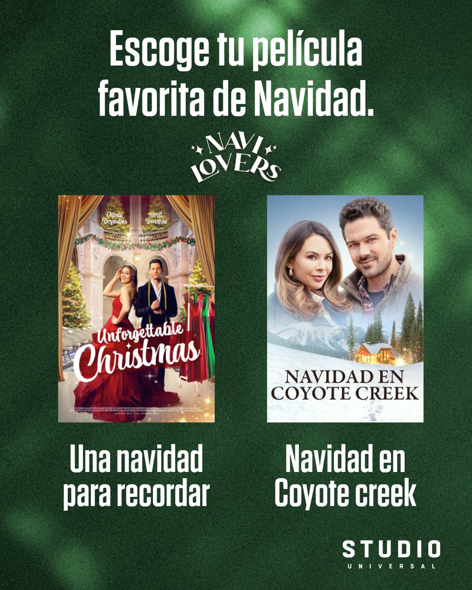 #Navilovers te escuchamos, vota por tu película más deseada y te complaceremos por #StudioUniversal 🎄❄️