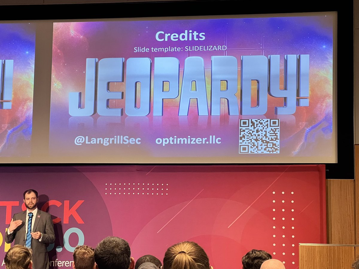 threathuntergrl's tweet photo. I loved this talk so much at #attackcon by @LangrillSec. Such a clever theme and really interesting topic. https://t.co/DbcbtmMYUv