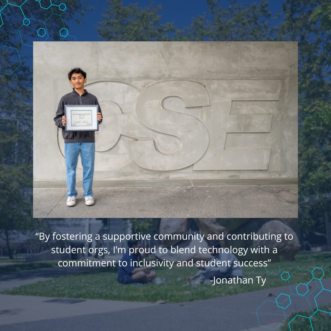 Congrats to <a href="/UCSanDiego/">UC San Diego</a> sophomore Jonathan Ty for being awarded the Alan Turing Memorial #Scholarships! 🥳We applaud his support for the LGBTQIA+ community &amp; his excellence in networked systems. 👏

Read more: tinyurl.com/37mtcrf7

<a href="/CNSUCSD/">Center for Networked Systems (CNS)</a> <a href="/UCSDJacobs/">UCSD Engineering</a>
#UCSD #DEI #LGBTQIA