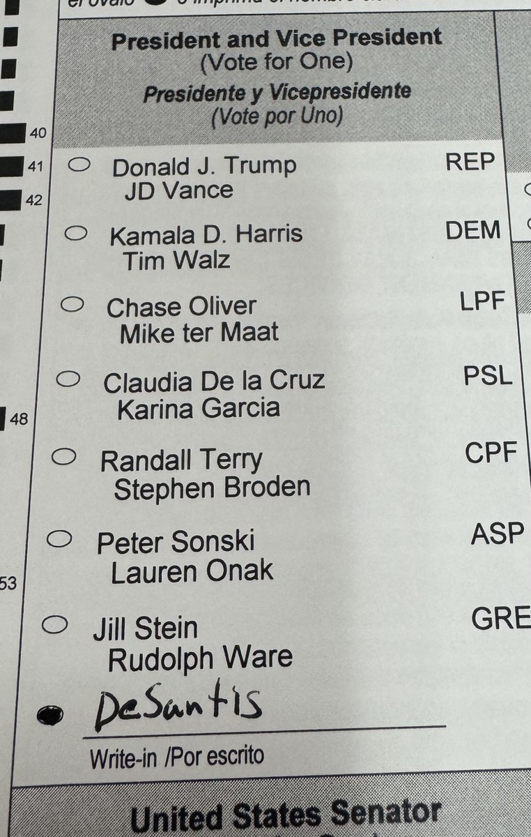 BrianHJacobson's tweet photo. The ballot I just cast. 😂
Least important election ever. https://t.co/24oo5SDXZV