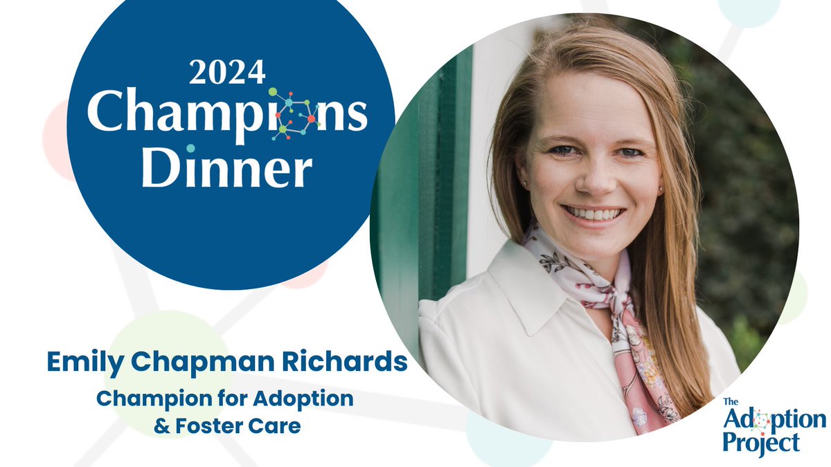 Emily Chapman Richards is an advisor and ambassador for <a href="/ShowHope/">Show Hope</a> and a consultant working to advance child welfare and ethical solutions to permanency. We honor Emily as a Champion for #Adoption &amp; #FosterCare for serving as a lifelong advocate for the welfare of children.