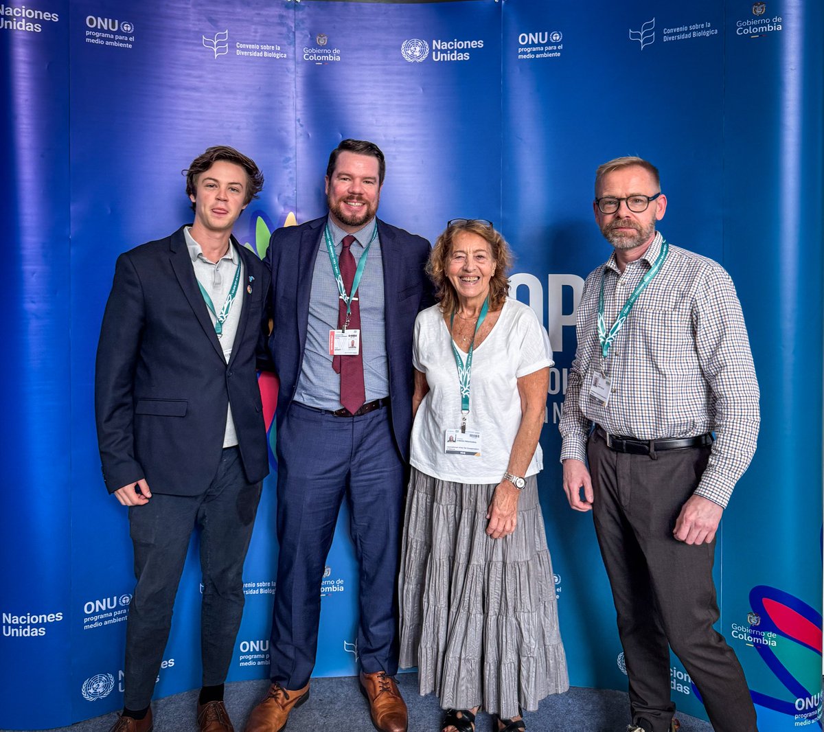 Working <a href="/UNBiodiversity/">UN Biodiversity</a> COP16 with <a href="/EBCD_bxl/">EBCD</a> colleagues on #GBF &amp; #BBNJ in the marine space, people &amp; biodiversity.
