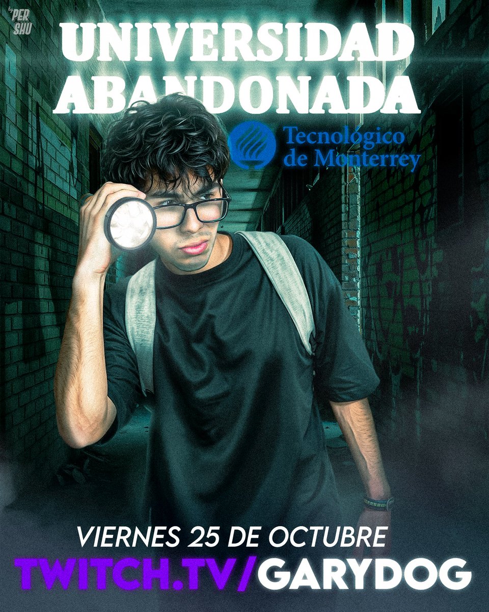 EXPLORACIÓN URBANA - IRL 
UNIVERSIDAD ABANDONADA 📚✏
twitch.tv/garydog

Viernes 25 de Octubre
5:30PM HORA CDMX