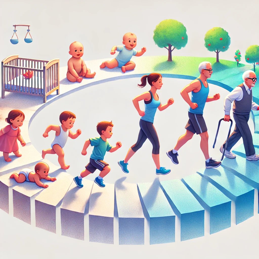 ryansacko's tweet image. 👶🧓 Movement is essential at every stage of life! From crawling to walking, to staying active in older age, every phase is important for health. #MovementForLife #StayActive