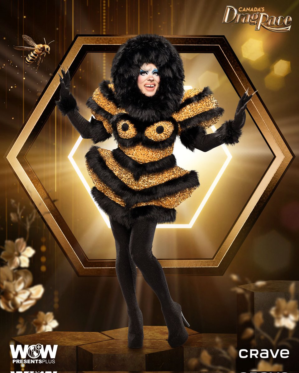 HouseOfGahd's tweet image. You better BEElieve it Uma Gahd in your TV! I'm on @canadasdragrace !!! 🐝🐝🐝