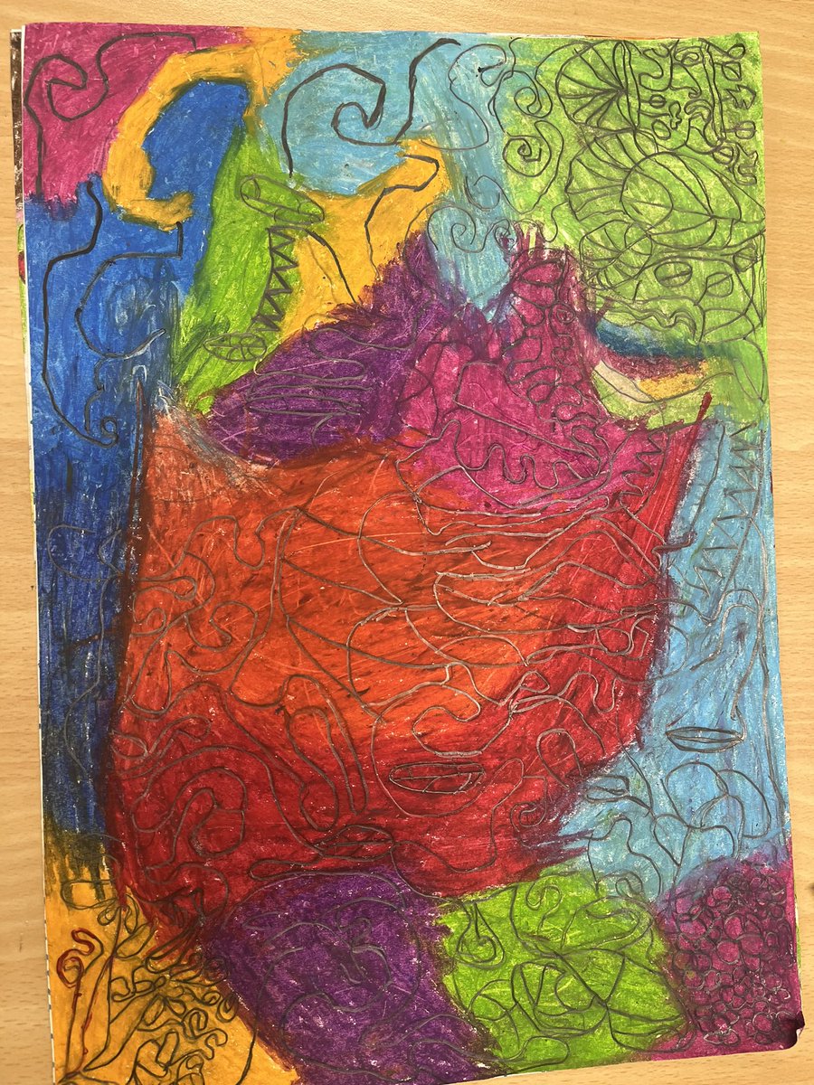 uptonclass4CG's tweet photo. We have loved creating our pastel pictures in art 🎨
We used a range of techniques to create the lines before adding colour with pastels and sharpies to create these beautiful final pieces 🖼️ https://t.co/cxfOgz7WSy