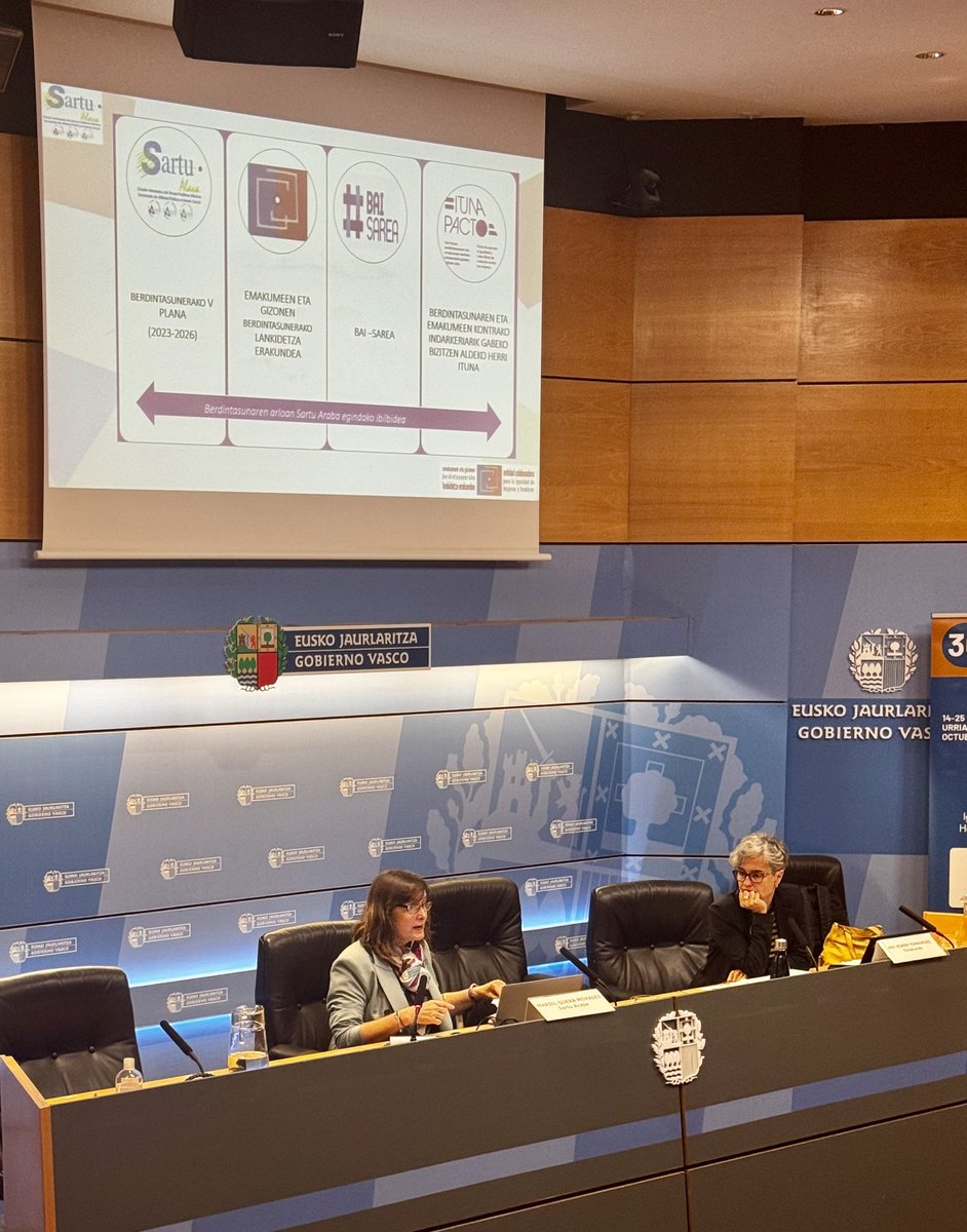 Semana Europea gestiónavanzada.La igualdad en la gestión avanzada.bit.ly/3NFvRV3 SartuAraba,ha expuesto su proceso formativo y participativo para la elaboración de protocolo interno de atención a las mujeres víctimas de violencia machistahttps://bit.ly/3NFvRV3