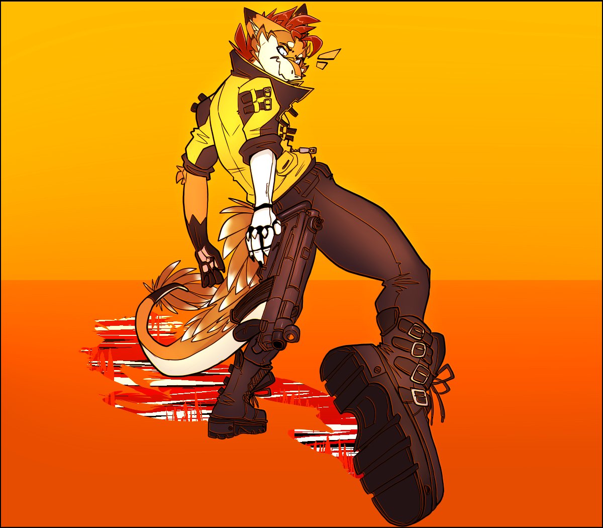 CloversDen's tweet image. Gimme your best JoJo~ 
Featuring: @Durrvish_ 
#poseoff #digitalart #pinup