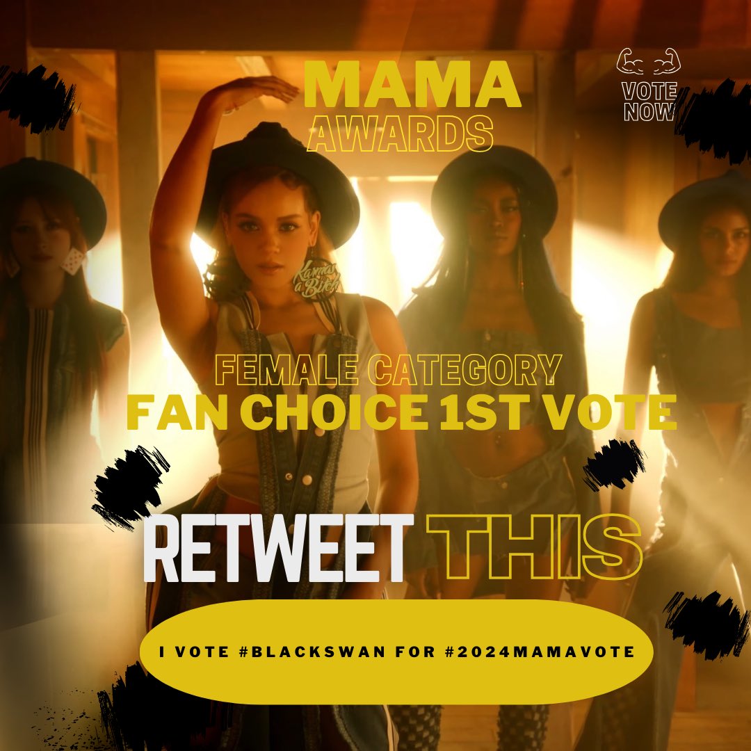 I Vote #BLACKSWAN for #2024MAMAVOTE