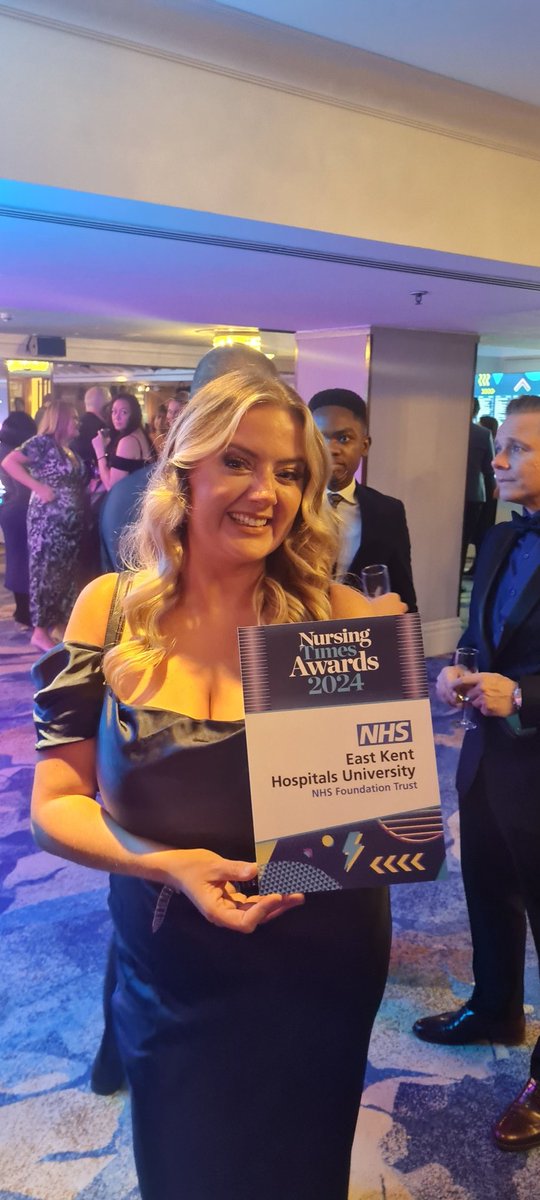 Alisonmariposas's tweet image. #NTAwards @NTAwards  
Event has been a really great starter! #teamED WHH @EKHUFT @EKHUFTUEC up for Team of the year award 🏆
Emergency medicine is very challenging speciality. Am very proud to be here with a great team @RCEMpresident @SarahHa88622902 @Hearnden09 @sheehancarly_