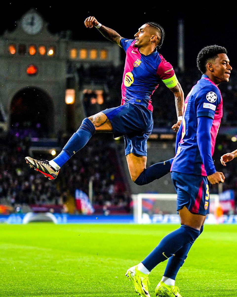 Coby_Ken's tweet image. A goal against Bayern in his 100th game for Barça 🫡