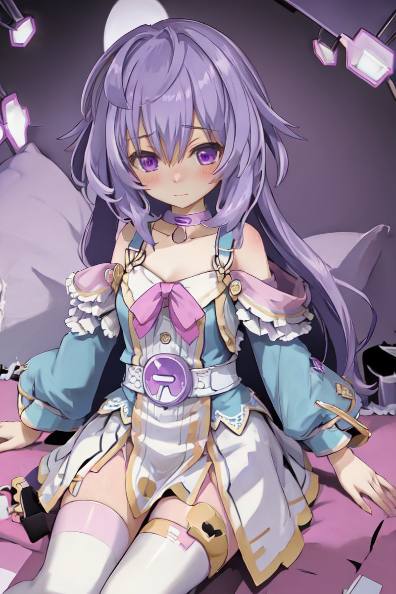 AI_Puneko's tweet photo. プルルート / Plutia

#ネプテューヌ #プルルート
#Neptunia #Plutia
#AIart #Stable_diffusion https://t.co/lNLHW9Or3M