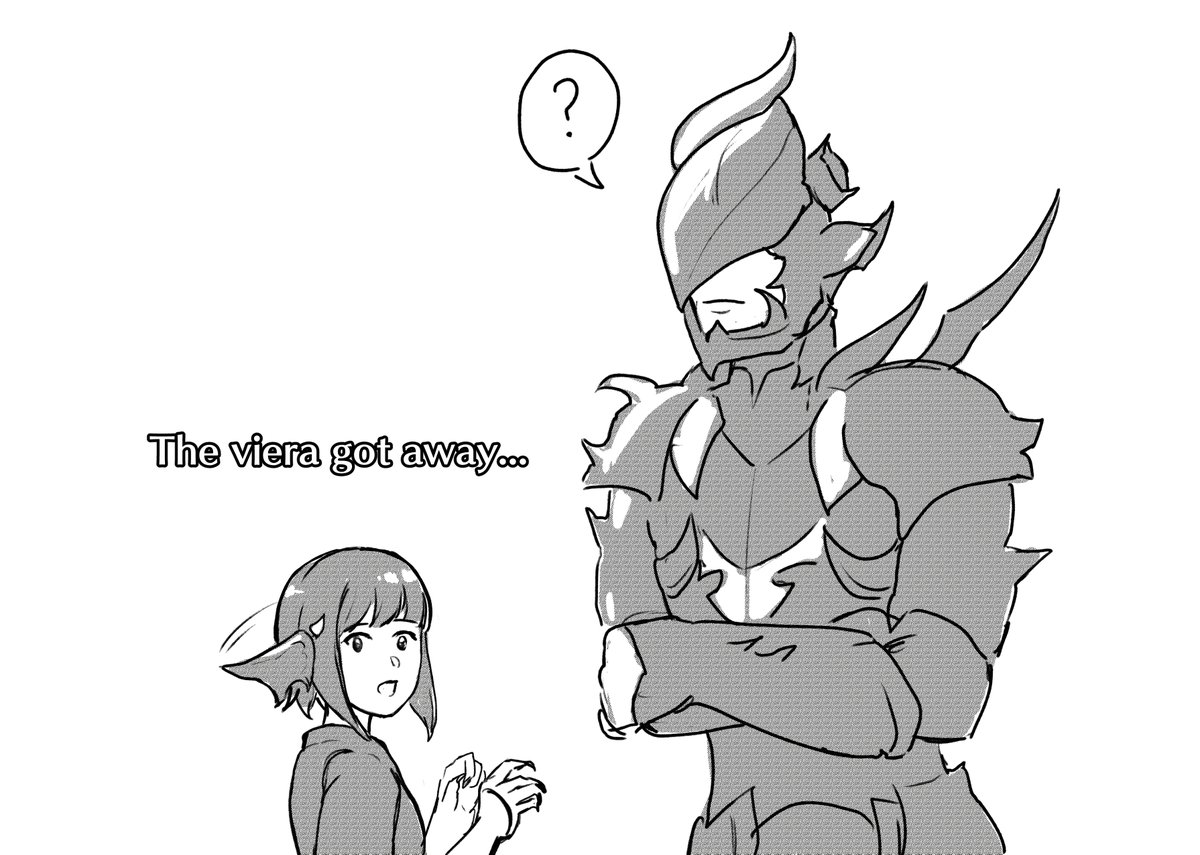 Intrusive (viera) thoughts about Estinien #ffxiv 