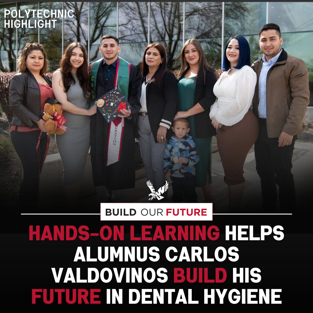 EWUEagles's tweet photo. From fleeing violence to becoming a successful dental hygienist, Carlos' journey is inspiring! He credits EWU's hands-on learning in our dental hygiene clinic and supportive community for his success.Learn more: https://t.co/3ygkV0Xd5E #EWUisPolytech #EWUBuildOurFuture https://t.co/MiNvXdzHvb