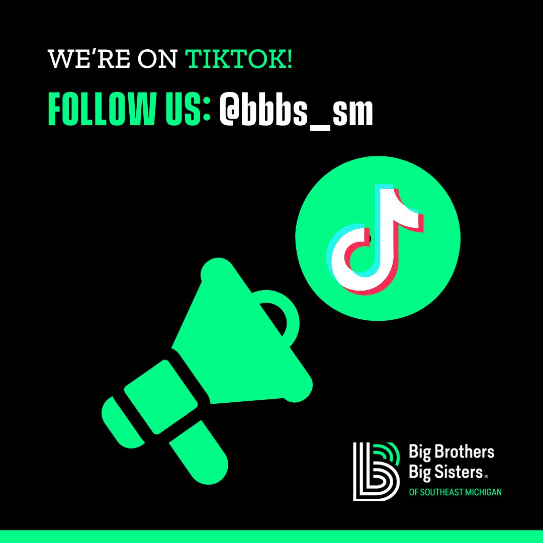 🎉 We're on TikTok! Follow us there to keep up with all things #BBBSSM tiktok.com/@bbbs_sm

#BiggerTogether