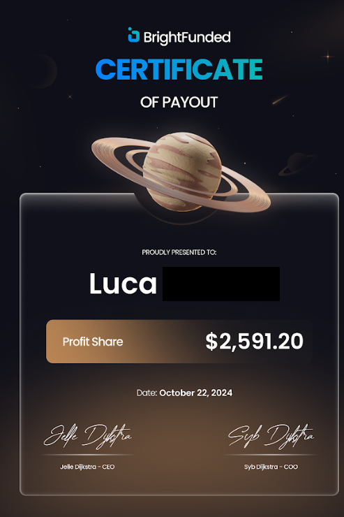 RealSoloTrading's tweet photo. Two more payouts with @BrightFunded I think the total should be around $93.000-$95.000 now with only $2.600 spent !!!   Around 3,476.92% ROI💰🔥