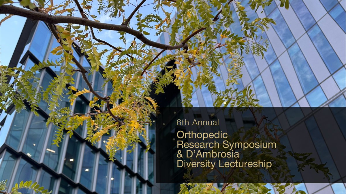 Today is all about groundbreaking research, collaboration, and innovation in orthopedics. As the leaves change, so too does the future of medicine with the incredible work being shared today. tinyurl.com/yt299un2