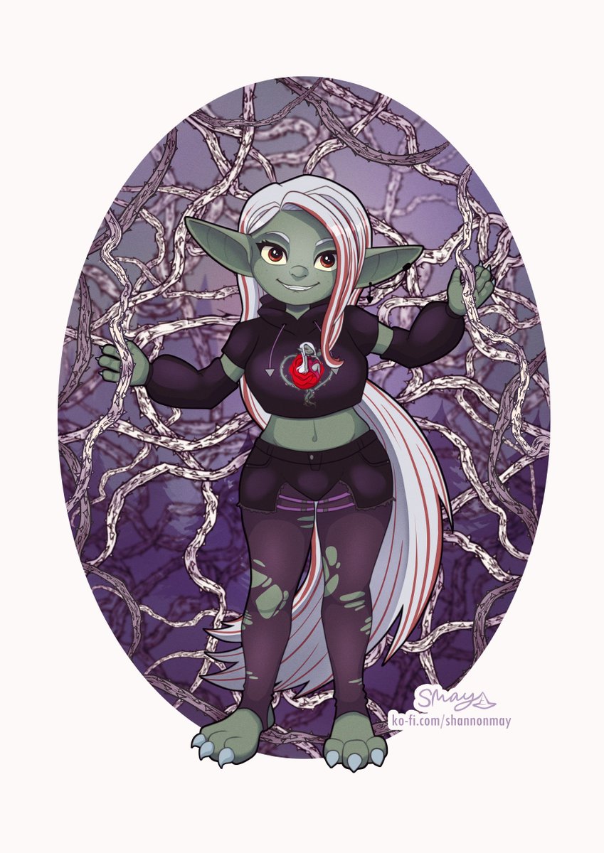 There is no rose without thorns #Gobtober