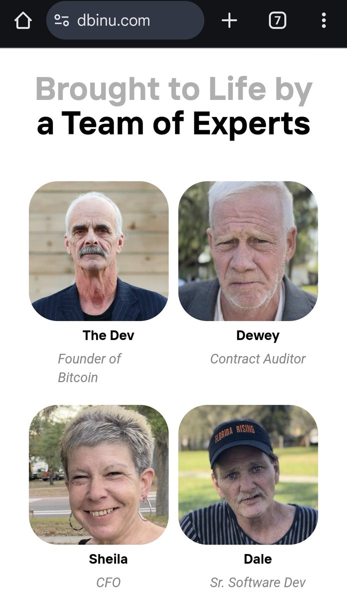 Invest in real people memecoins 

#crypto $DBI