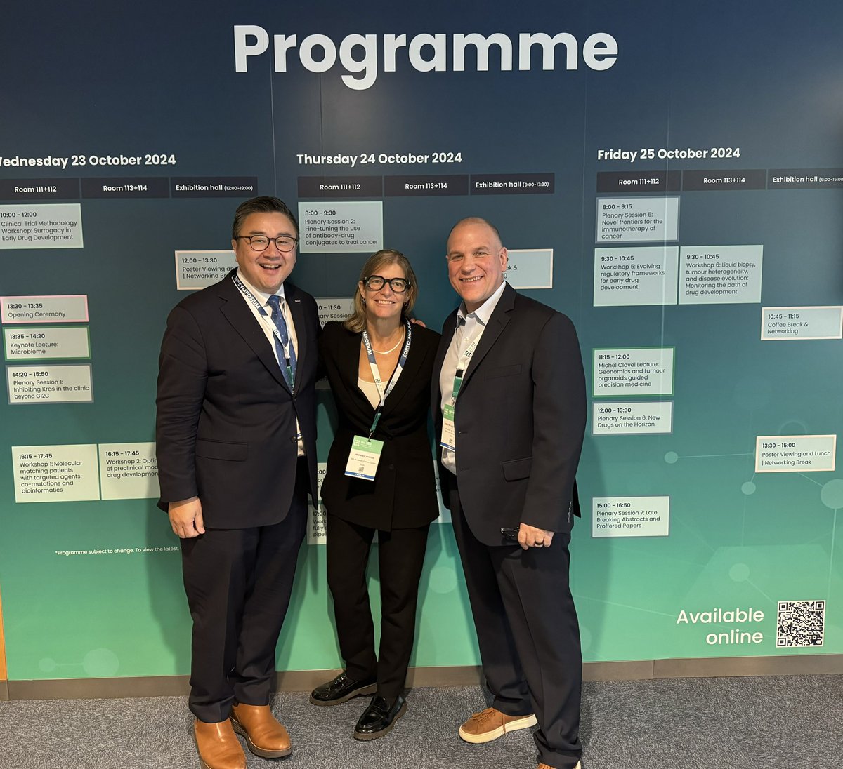 Jennifer Wargo MD (@jenwargomd) on Twitter photo Honored to speak at the <a href="/EORTC/">EORTC</a> <a href="/AACR/">AACR</a> <a href="/theNCI/">National Cancer Institute</a> 36th symposium in Barcelona Spain. Thrilled to see Tim Yap (not on X), <a href="/timheff5/">Tim Heffernan</a>, <a href="/DraettaG/">Giulio Draetta</a> and many more amazing scientists, clinicians, and friends. Impressed by progress and collaboration - and grateful to all. Honored to speak at the <a href="/EORTC/">EORTC</a> <a href="/AACR/">AACR</a> <a href="/theNCI/">National Cancer Institute</a> 36th symposium in Barcelona Spain. Thrilled to see Tim Yap (not on X), <a href="/timheff5/">Tim Heffernan</a>, <a href="/DraettaG/">Giulio Draetta</a> and many more amazing scientists, clinicians, and friends. Impressed by progress and collaboration - and grateful to all.