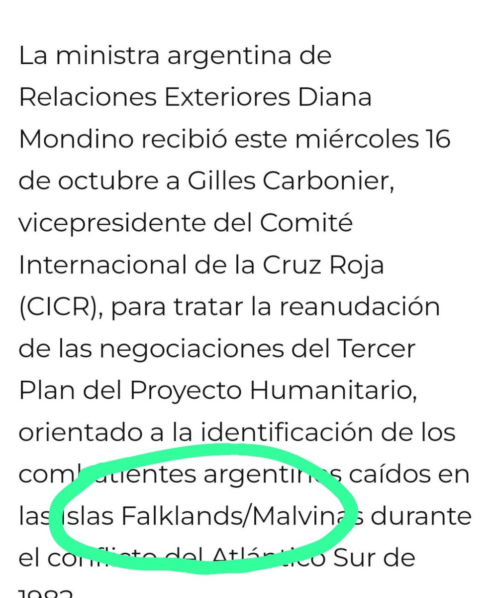 agustindrombola's tweet photo. Comunicado Oficial del Ministerio de Relaciones Exteriores de la Nación en el que llama "Falklands" a las Islas Malvinas.

La peor Canciller de la Historia @DianaMondino debe renunciar inmediatamente a su cargo, o todos mañana salir a la calle a exigir su despido. https://t.co/48FbwsUmc2