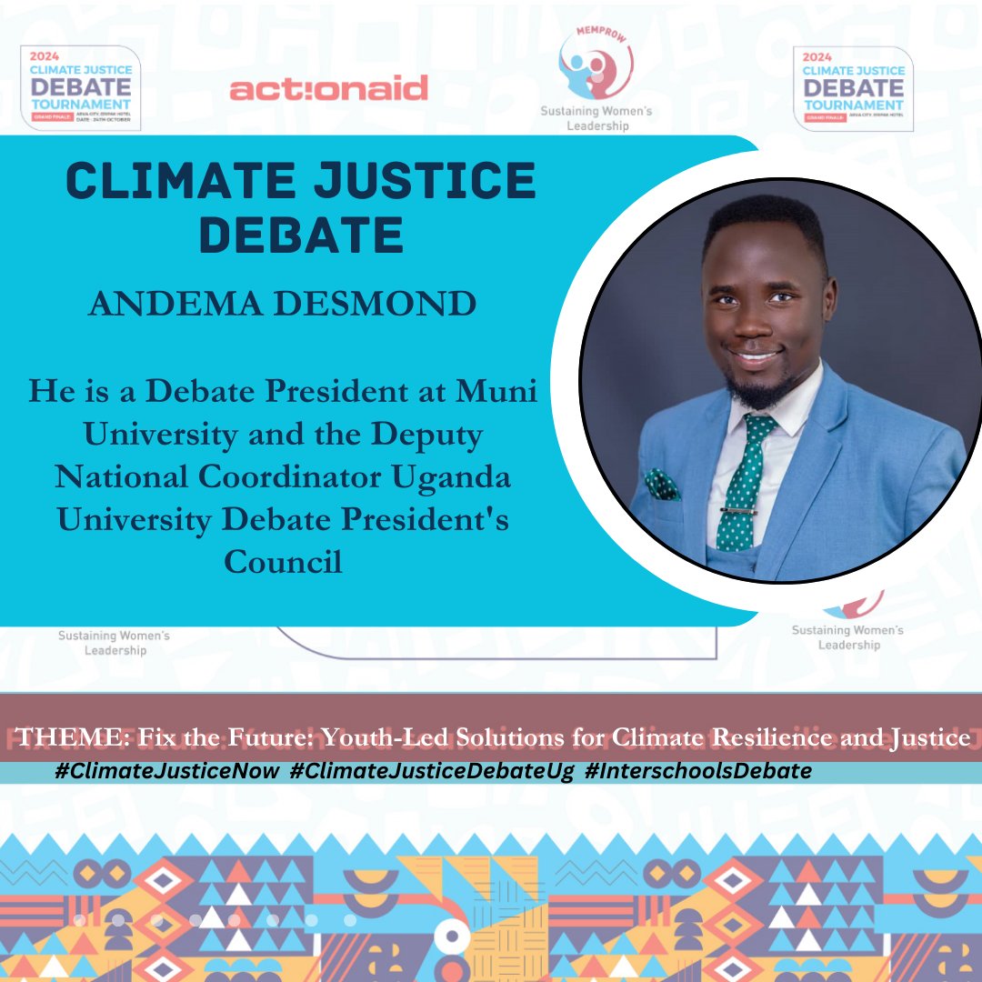 As the MEMPROW debates get hotter in WestNile our deputy National Coordinator joined the panel of Adjudicators for the WestNile Climate Justice Debate
#ClimateJusticeNow
#Interschooldebates
#ClimatrJusticedebates