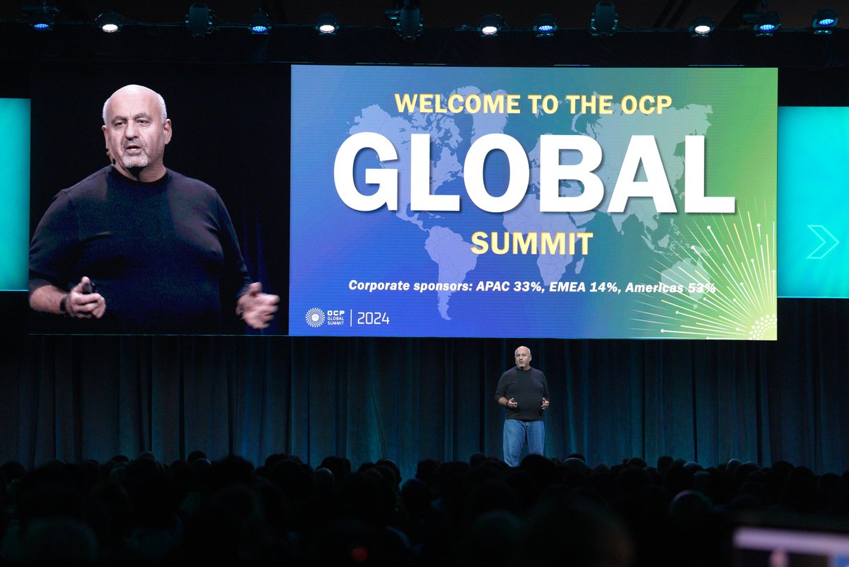 OpenComputePrj's tweet photo. 2024 OCP Global Summit, By the Numbers!

The 2024 OCP Global Summit was an astounding success, our biggest and best yet, with 7,000+ people attending the event in San Jose, CA.! Thank you to our amazing Members, Sponsors, Partners, Volunteers, Staff and the entire OCP Community!

Want to see more detail about attendance, demographics, media & analyst participation and more? Read the “By The Numbers” report from OCP’s Senior Director of Global Events, Kali Burdette!

https://t.co/QxPDSWCraF