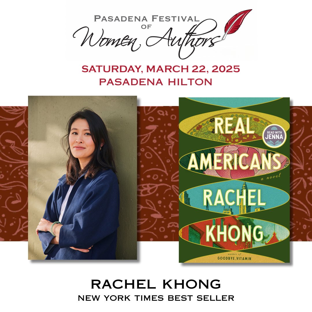 PasadenaLit's tweet photo. We are so excited to introduce our PFWA featured author, Rachel Khong. Get your tickets to see this NYT best-selling author March 22, 2025. Visit https://t.co/JKaGBoYV7H for more information. https://t.co/c1BcWEG8Wr