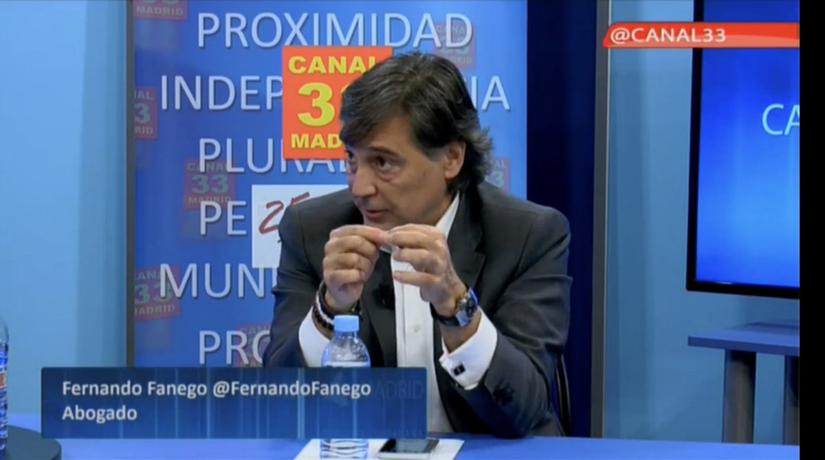 Canal 33 Madrid (@canal33) on Twitter photo .<a href="/FernandoFanego/">Fernando Fanego</a> critica lo “insólito” de que un Fiscal General del Estado , que debe perseguir los delitos, esté imputado .<a href="/FernandoFanego/">Fernando Fanego</a> critica lo “insólito” de que un Fiscal General del Estado , que debe perseguir los delitos, esté imputado