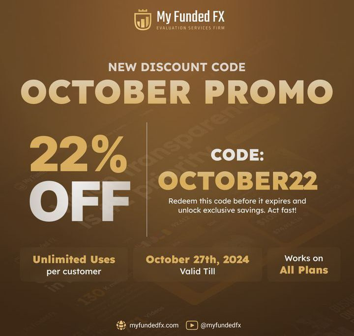 mffxprop's tweet photo. OCTOBER PROMO
Use Code: OCTOBER12

12% Discount
Works on all Plans
Valid till October 31, 2024

Visit https://t.co/eY8wKJDwDu https://t.co/8FU4Yz25pJ