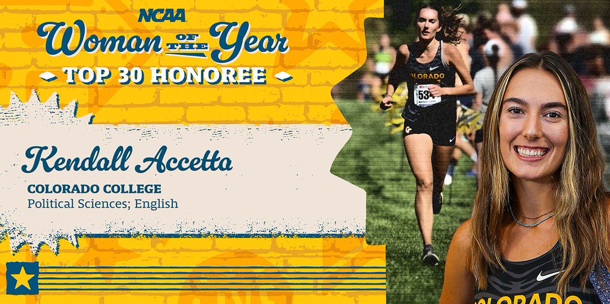 SCAC_Sports's tweet photo. .@CCTigers' Kendall Accetta Named a Top 30 Honoree for @NCAA Woman of the Year 

📰| https://t.co/NuwJxsv82i

#SCACPride | #WhyD3 | #SCAC | #SCACWXC | #SCACWTrack | #d3xc | #d3track | #NCAAWOTY https://t.co/Newdj1pONk