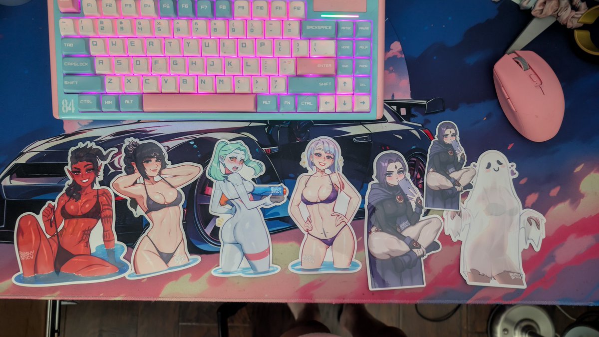 laura_switch's tweet photo. Thank you @BlushySpicy as always for the amazing stickers. https://t.co/PnkDrKTzRF