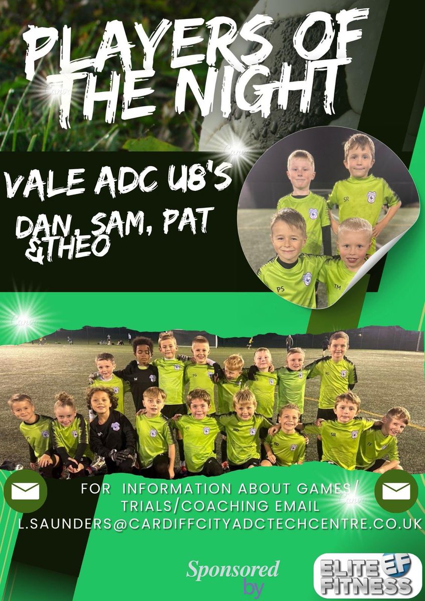 valeadctech's tweet photo. Some fantastic football our U8’s tonight. Huge thanks to young Theo stepping up from the 7’s. Players of the night Dan,Sam,Patryk, and Theo ⚽️👊🏼 https://t.co/EOAPuRSRqj