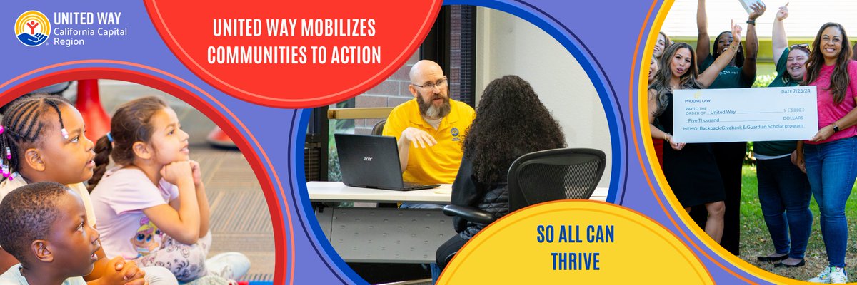 Our brand refresh journey continues! This comes with a revised focus and mission statement: United Way California Capital Region mobilizes communities to action so all can thrive.

#UnitedIsTheWay #UnitedWayCCR #BrandRefresh #UnitedWay