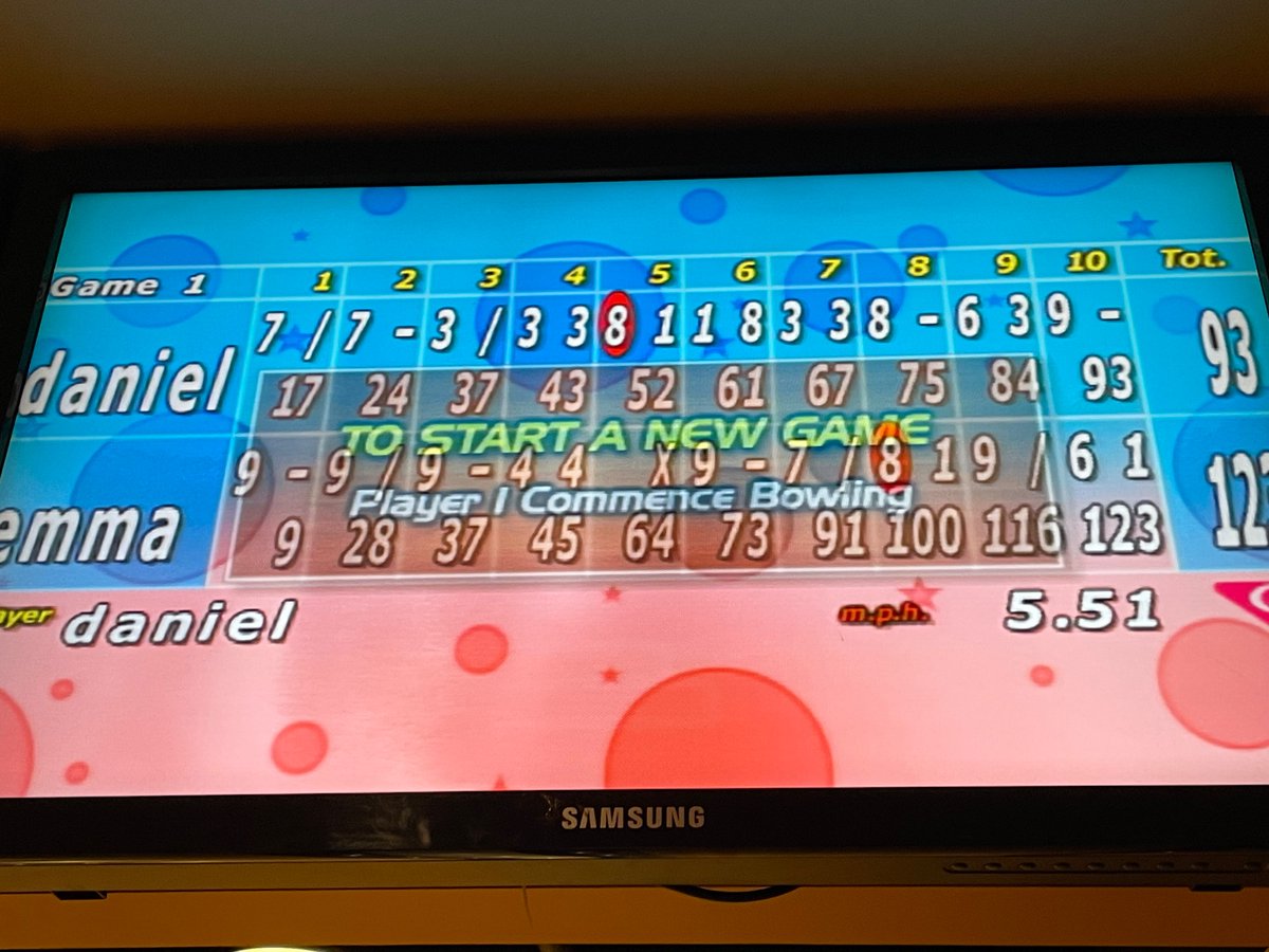 EmmaMorgan95's tweet photo. I don’t want to brag but I won, said I would 🎳🥰 I love a Monday night bowl https://t.co/km4P9td7Y9