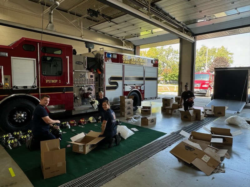 We're thrilled to announce that the St. Thomas Fire Department has just upgraded their gear with brand-new <a href="/MSAsafety/">MSA</a> cairns® 1836 helmets!  Stay safe out there, St. Thomas FD! 💪💯

#HelmetUpgrade #AJSBehindTheScenes