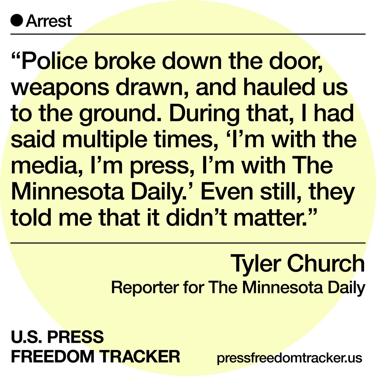 U.S. Press Freedom Tracker tweet media