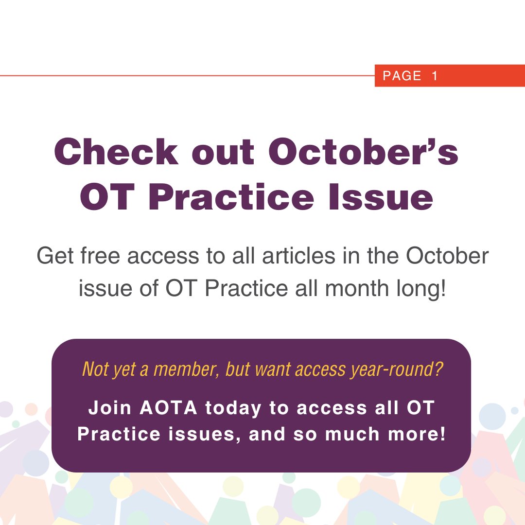 AOTAInc's tweet photo. World Occupational Therapy Day is approaching 🎉 
Kick off your celebrations with FREE access to valuable resources starting today, Oct. 23 - Oct. 31.

Spread the word on #WorldOTDay using our toolkit with ready-to-share social posts &amp; graphics! Find more: https://t.co/EA1wztdIGU https://t.co/hukwWII2Nd