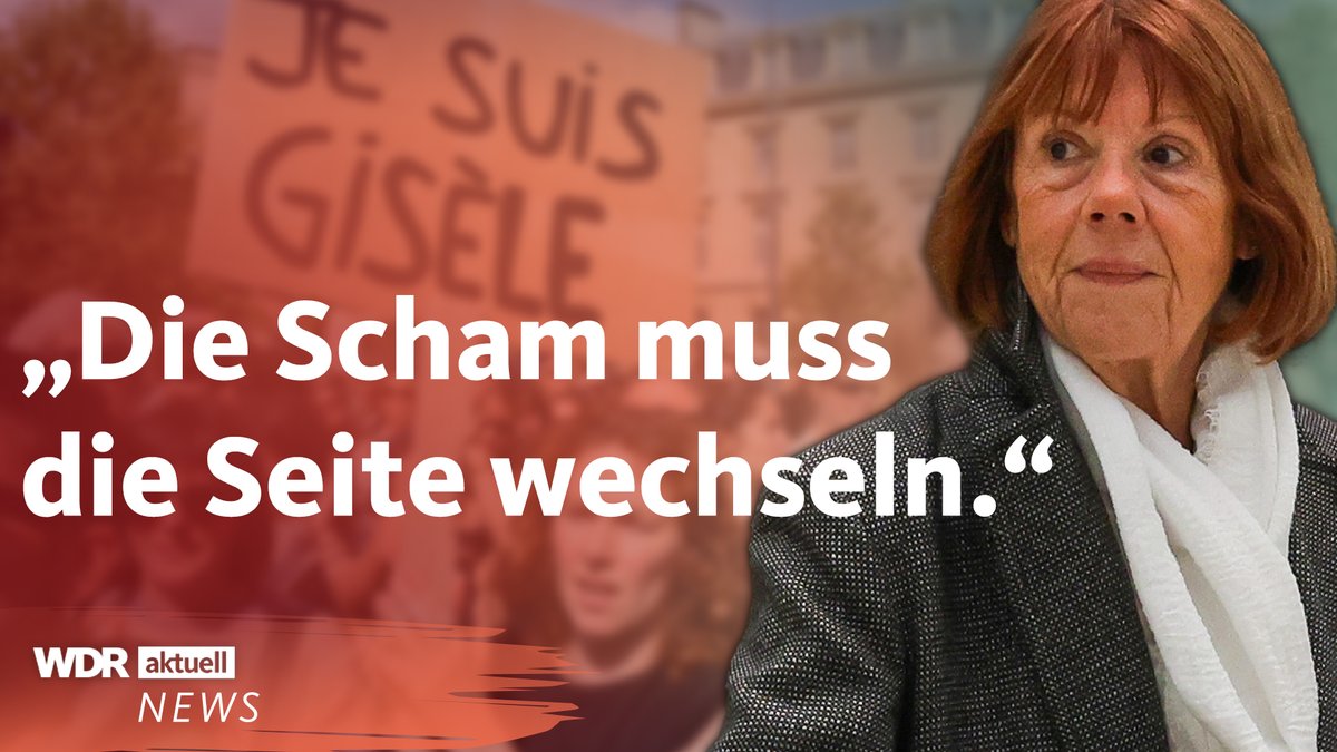 WDRaktuell's tweet photo. Die Französin Gisèle Pélicot hat heute in ihrem Vergewaltigungsprozess in Avignon ausgesagt. Ihr berühmt gewordener Satz: „Die Scham muss die Seite wechseln“ und ihr öffentliches Auftreten macht anderen Opfern Mut.
https://t.co/gzQWvaHMLp https://t.co/6nGLBaKR10
