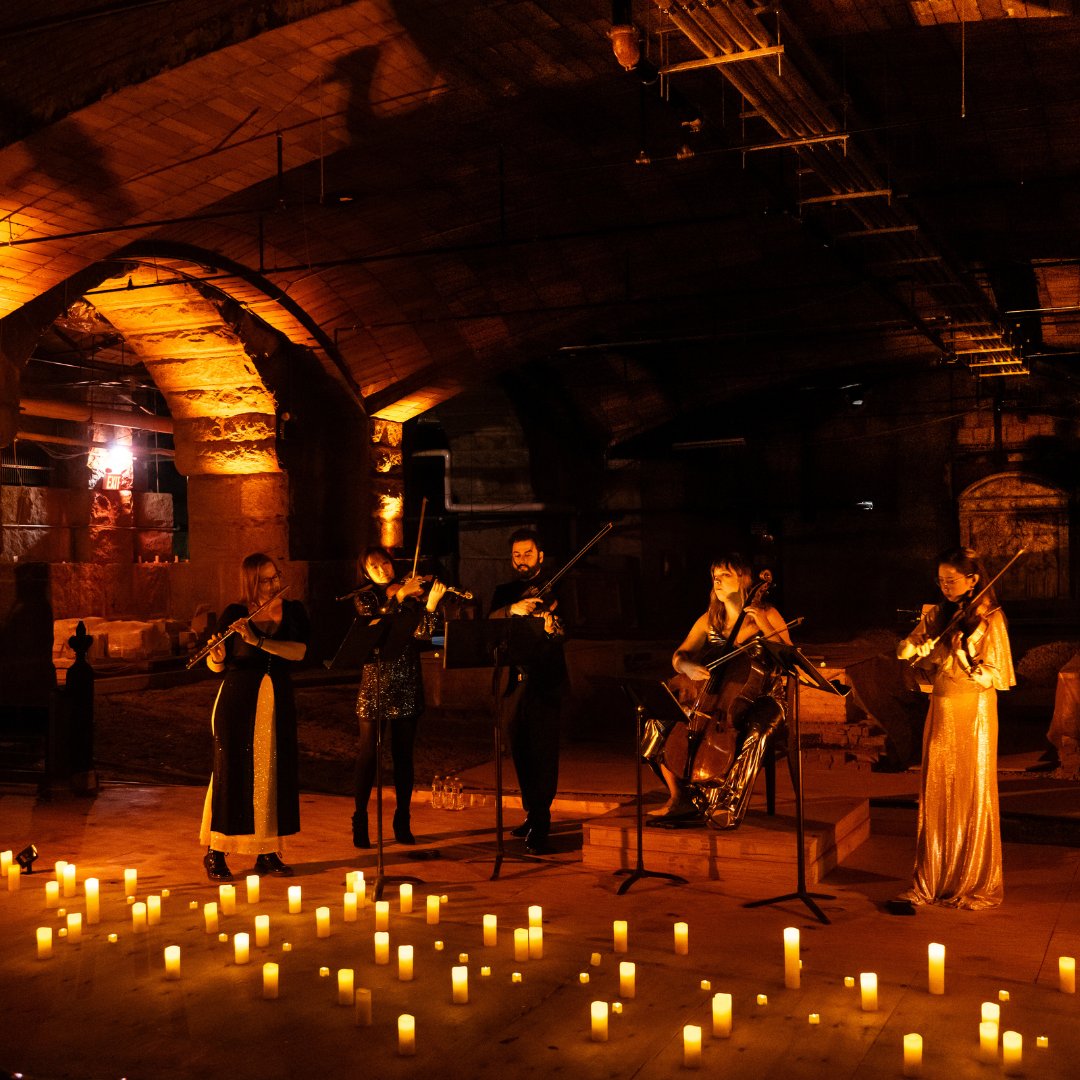 deathoclassical's tweet photo. What a joy to launch our new series in the Crypt under the Cathedral of @StJohnDivineNYC (their first music series in this amazing place), with the incredible musicians of @TrinityChrchNYC's NOVUS! Thank you to everyone who came out, and thank you for the rave reviews! ❤️💀 https://t.co/OAyk4FZeUo