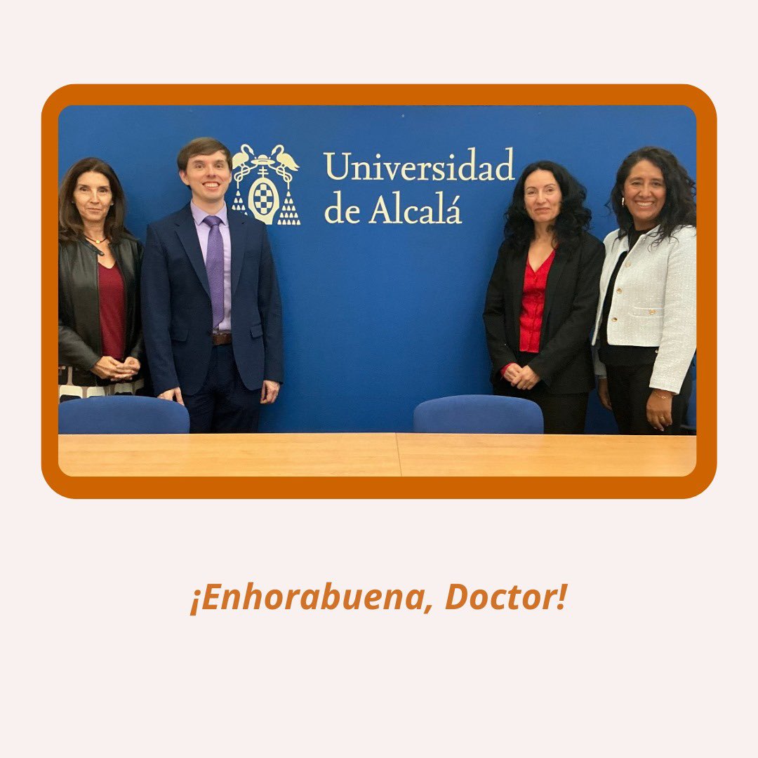 Ayer 22 de octubre defendió su tesis doctoral Marvin de Jesús Vargas Alfaro. El Prof. Francisco Pascual Vives, miembro del equipo Cátedra 𝐽𝑒𝑎𝑛 𝑀𝑜𝑛𝑛𝑒𝑡 UMH, ha dirigido la tesis doctoral. La Profa. Elena Crespo formó parte del tribunal. ¡Enhorabuena Doctor! 🎓❤️