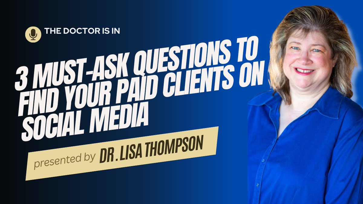 DrLisaThompson's tweet image. Find out how to use short form reels and stories effectively in your social media strategy. 

Episode 17 of The Doctor is IN is available now: 

youtu.be/o2M2UsbLJ_0 

#ShortFormContent #SocialMediaTips