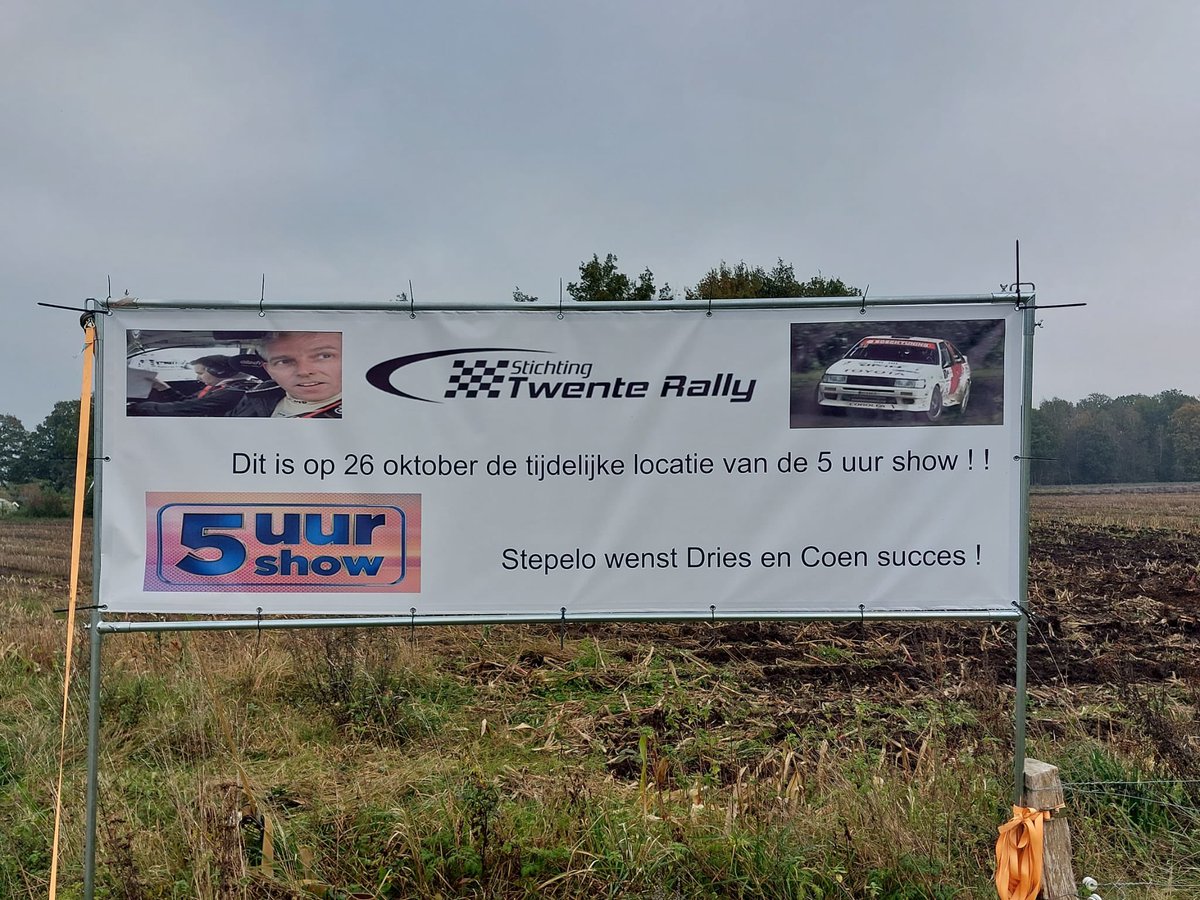 RTLRally's tweet photo. #stepelo is klaar voor de Rocar Tech Twente Rally van zaterdag en zondag @twenterally #hengelo #nkrally #knaf https://t.co/RiE2uIixlW