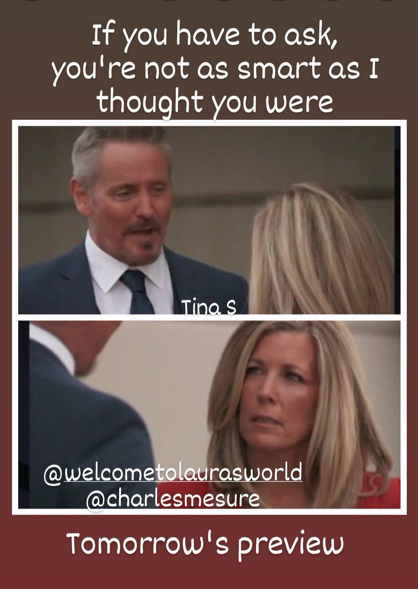 tinashervinski's tweet photo. Tomorrow's preview
If you have to ask, you're not as smart as I thought you were @lldubs @CMesure https://t.co/JtmyY0PiVN