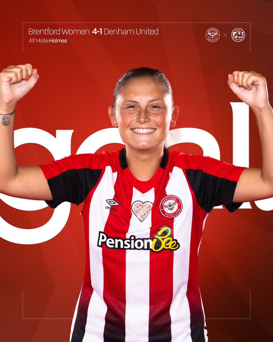 BrentfordFCW's tweet photo. 43' HOLMESSSSS!!!!!

What a strike from our captain who makes it four 😮‍💨

🐝4-1⚪️

#BrentfordFCW | #BrentfordFC https://t.co/XExqfBeU2Y